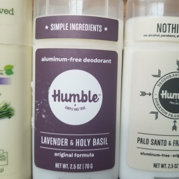 Natural Deodorants NEW, Lot of 4 Humble Hello Antiperspirant - Picture 3 of 6